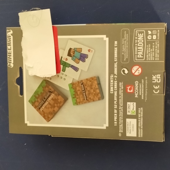 Minecraft playing cards in tin nib - Picture 2 of 4